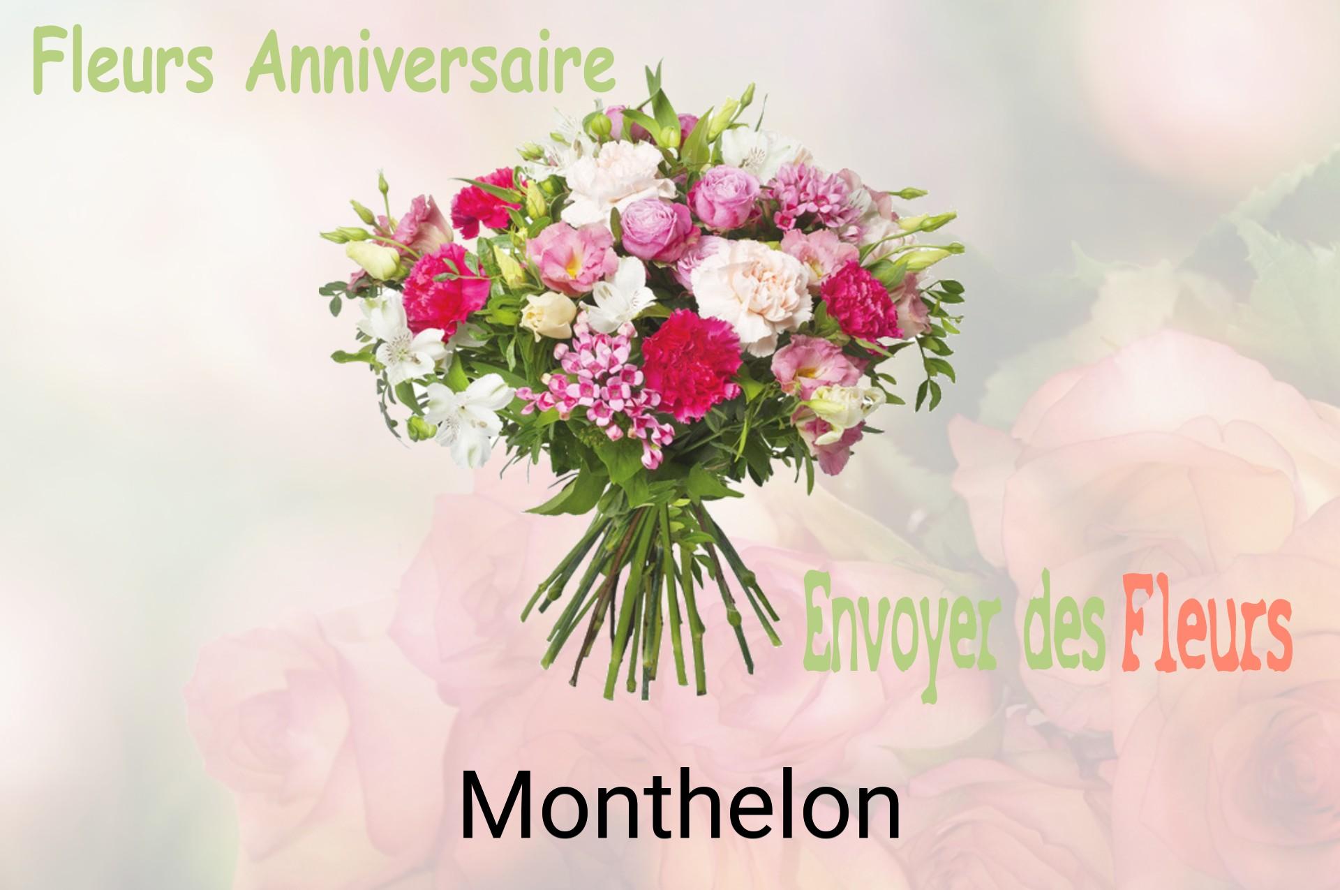 Bouquet de fleurs d’anniversaire livré à Monthelon