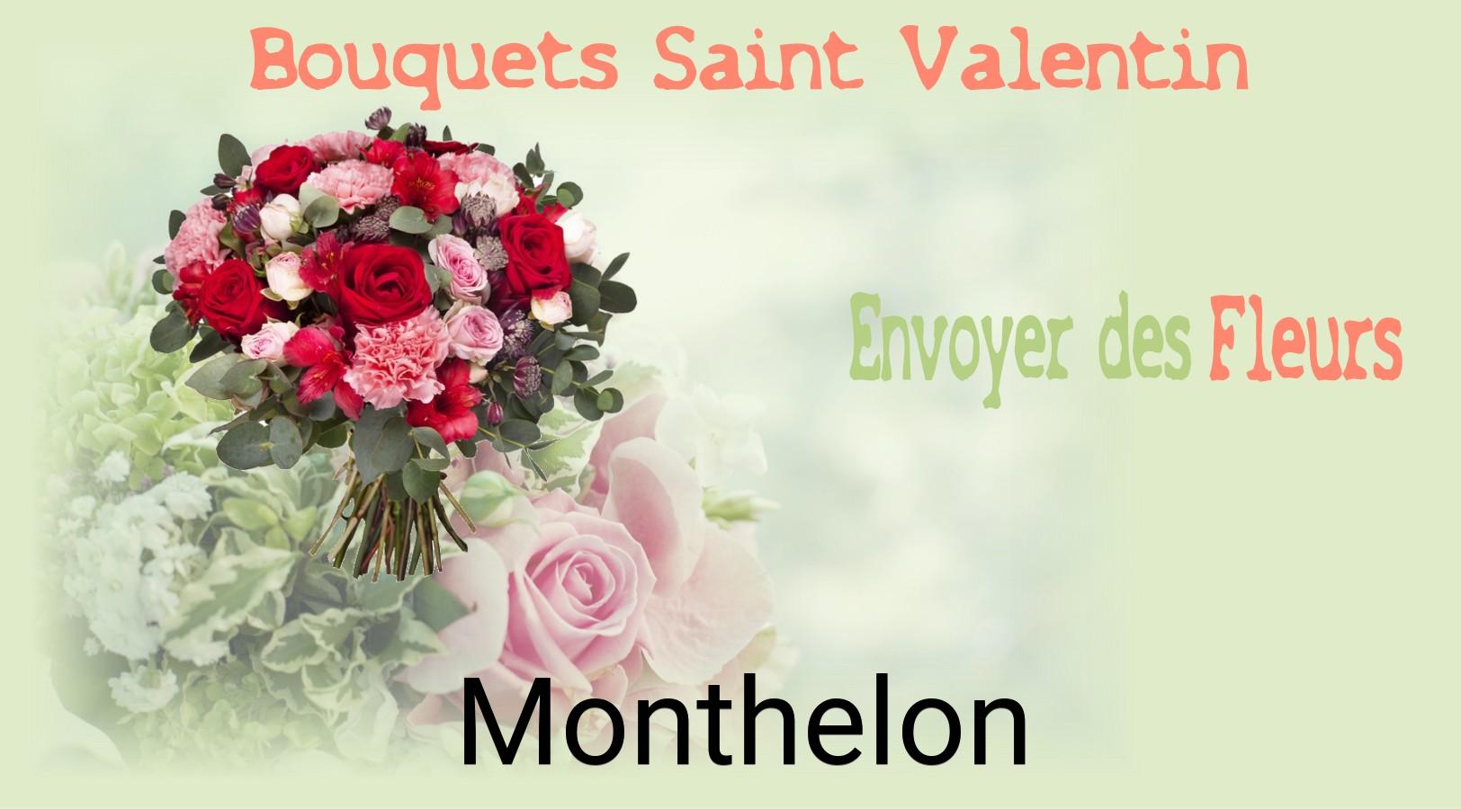 Roses de Saint-Valentin livrées à Monthelon